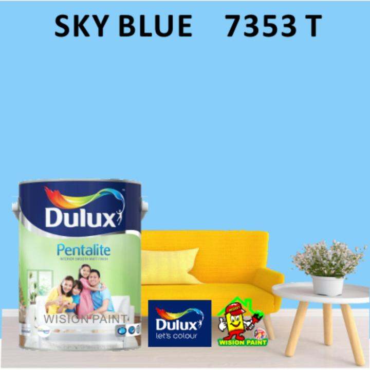 7353T SKY BLUE ( 1L ) DULUX PENTALITE PAINT | Lazada