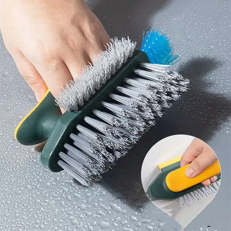 1pc Blue V-shaped Cleaning Brush For Corner, Wall Joint, With Durable  Bristles And Multi-functional Shower Brush, Suitable For Cleaning Bathroom,  Tiles, Kitchen, Floor, Bathtub