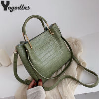 Alligator Pattern PU Leather Bucket Bags For Women 2022 Small Shoulder Messenger Bag Lady Fashion Handbags Luxury Totes