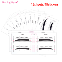 The Big Ups? 24/48/52คู่ Quick eyebrow แม่แบบสติกเกอร์คู่มือบัตร Stencils Makeup TOOL