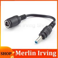 Merlin Irving Shop Female 7.4mmx5.0mm to 4.5mmx3.0mm Male Charger Power Supply Adapter Connector Converter Cable DC Jack for Laptop