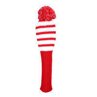 Fairway Metal Wood RedBlack Golf Headcover Knit Pom Head Cover Set Durable Wear Resistant Golf Accessories In Stock