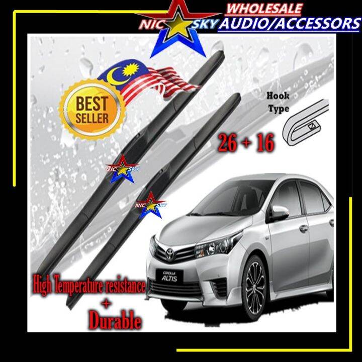 Pasang High Quality Hybard Wiper For Toyota Altis Lazada