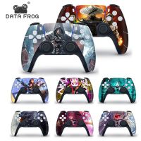 Data Frog Protective Cover Sticker For PS5 Controller Skin For Playstation 5 Gamepad Camouflage Style Decal Handle Accessories