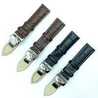 Original ✴✌ 18mm 19mm 20mm 21mm 22mm 23mm 24mm Calf Genuine Leather Watch Band Universal Watch Strap for Tissot Seiko Butterfly Buckle