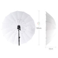 Godox 60" 150cm 16-Rib Umbrella Studio Photogrphy White Soft Light Lighting Umbrellas