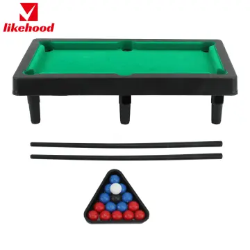 Mini Tabletop Pool Set with Game Balls Billiards Game for Indoor Party  Playhouse