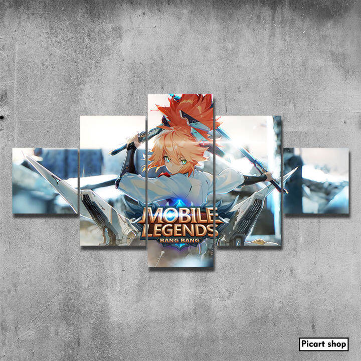 Hiasan dinding kamar mobile legends fanny skin aspirant / Hiasan