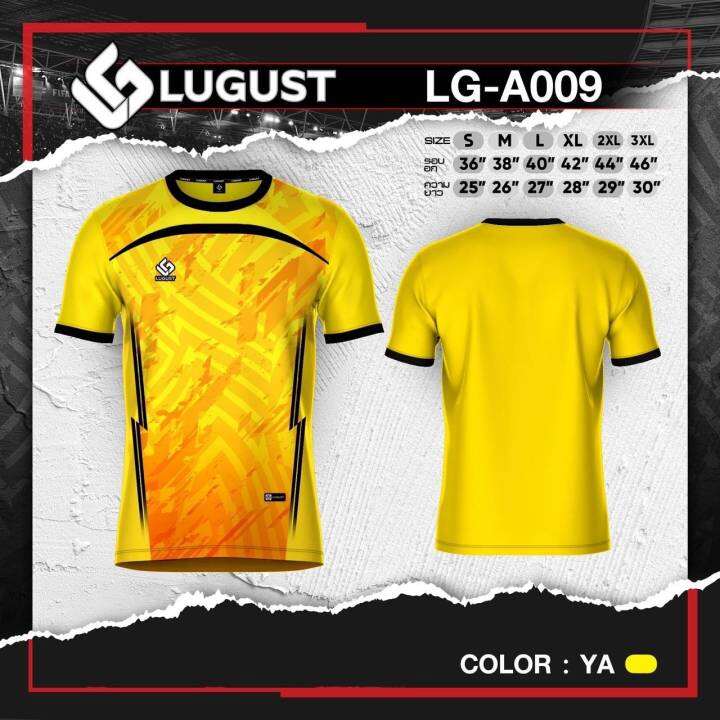 เสื้อกีฬา-สีสวย-เนื้อผ้าดี-ใส่สบาย-ราคาส่ง-lugust-lg-a009