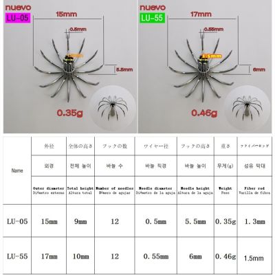 New 100pcs Squid hooks Autumn fishing Lightweight Stainless steel Umbrella Crown LU fishhook Spain bait accessories Jig DIY tool