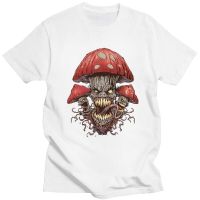 เสื้อยืดสุดหล่อสำหรับผู้ชาย Psilocybin Magic Monster Mster MUSHROOM T