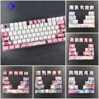 12Keys/Set Anime Character Design Custom Thermal Sublimation Cherry Profile Mechanical Keyboard Supplement Key Custom Keycap