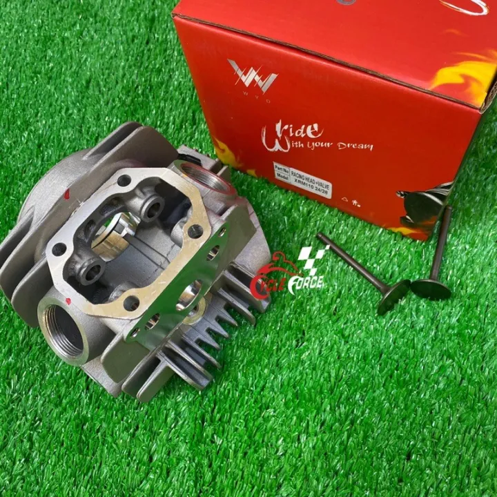 motorcycle racing cylinder head xrm 110 wave100 wave110 24x28 big valve