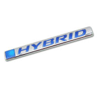 Logo "HYBRID" โลโก้ 2x14cm. จำนวน 1ชิ้น สีโครเมียมฟ้า Toyota CAMRY CH-R โตโยต้า คัมรี่ ซีเอชอาร์ 4 ประตู ปี 2015-2018 สำหรับรถเก๋ง  สินค้าราคาถูก คุณภาพดี Logo Emblem Decal