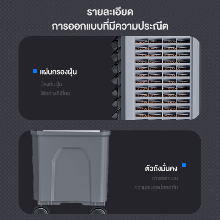 klein-home-พัดลมไอเย็น-พัดลมไอน้ำ-พัดลมปรับอากาศ-พัดลมไอเย็น-45-ลิตร-เคลื่อนปรับอากาศเคลื่อนที่-พัดลมแอร์-แอร์เคลื่อนที่