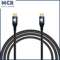 MCR 2M Pd240w สาย Usb C สำหรับชาร์จอย่างรวดเร็วตัวผู้ C ตัวผู้เป็นตัวผู้ C ตัวผู้สองหัวสายข้อมลูสำหรับโทรศัพท์มือถือแล็ปท็อปคอมพิวเตอร์