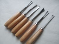 Fixmee 6pcs Professional Wood Wax Clay Carving Hand Woodworkers Tool Knife Chisel Set