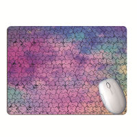 Mouse Pad Cartoon Cat Head Watercolor Pattern Notebook Computer Pad Office Desk Pad Student Desk Keyboard Mouse Pad