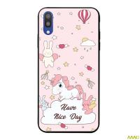 เคส AAC น่ารักสำหรับ Samsung Galaxy M10 HMHD ซิลิคอนนุ่มรูปแบบเคสโทรศัพท์เคส TPU