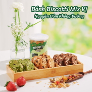 Bánh Biscotti Mix Vị Nguyên Cám Không Đường 200G Dành Cho Người Ăn Kiêng