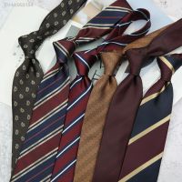 ❀✵☼ Mens Striped Business Neck Ties for Men Wedding Party Neckties Polyester Gravatas Cravat Corbatas Men Neckwear Ties