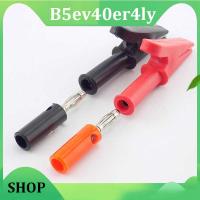 B5ev40er4ly Shop 4mm Banana Plug Probe Test electric Black Red Color Cable Alligator Clip Alligator Socket Insulated Diy Clips