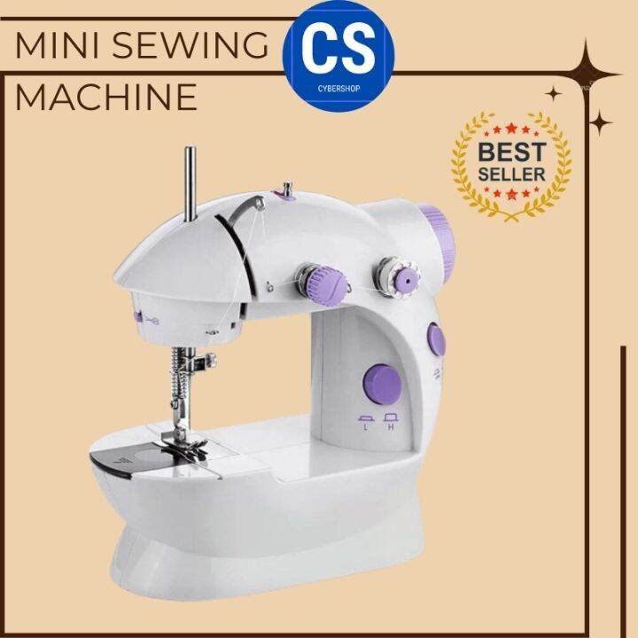 [CYBERSHOP] Sewing Machine Portable Heavy Duty Rechargeable Mini Sewing ...