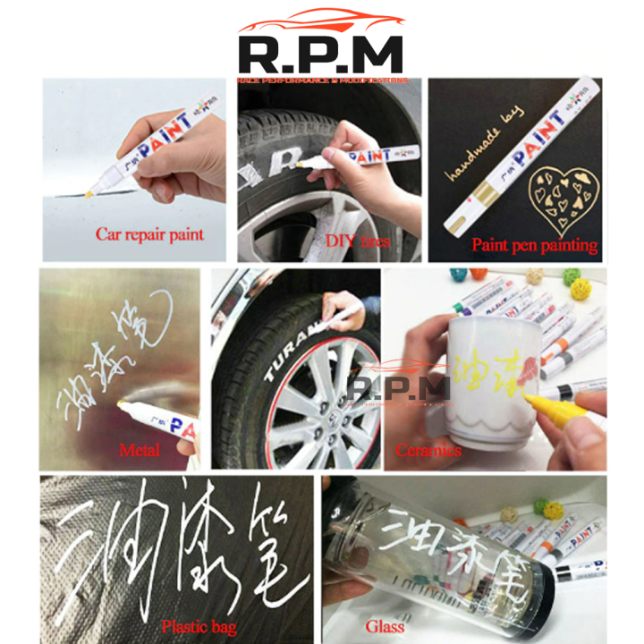 SELEAD Tire Marker White - 8 Pack Paint Pens For Car Tires Lettering, Premium - View #6