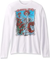 Liquid Blue Grateful Dead Bertha Wheel and Roses Long Sleeve Tee