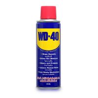 WD-40 น้ำมันอเนกประสงค์ ดับบลิวดี สี่สิบ ขนาด 191 มิลลิลิตร ใช้หล่อลื่น คลายติดขัด ไล่ความชื้น ทำความสะอาด ป้องกันสนิม สีใส ไม่มีกลิ่นฉุน