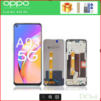 6.5 "ต้นฉบับสำหรับ OPPO A93 5G ชิ้นส่วนจอสัมผัสแอลซีดีของเครื่องแปลงดิจิทัลอะไหล่ทดแทน A93 5G CPH2197 PCGM00 2263