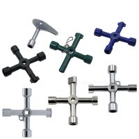 High quality multi functional electric control cabinet triangle key wrench elevator water meter valve square hole