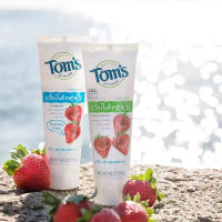 （HOT ITEM ）?? American Toms Of Maine Toms Fluorine-Containing Childrens Toothpaste Baby Anti-Moth Fixed Teeth Not Spicy Mouth Fruit Flavor Can Be Swallowed YY