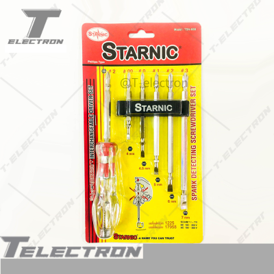 ชุดไขควงวัดไฟ ยี่ห้อ STARNIC รุ่น TSN-666