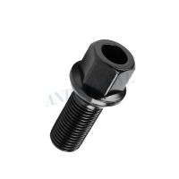 M14*1.5 27MM 1pcs Car Accessories 8D0601139D New Wheel Lug Bolts Car For VW Golf Jetta Passat For Audi A4 A6 BLACK Nails  Screws Fasteners