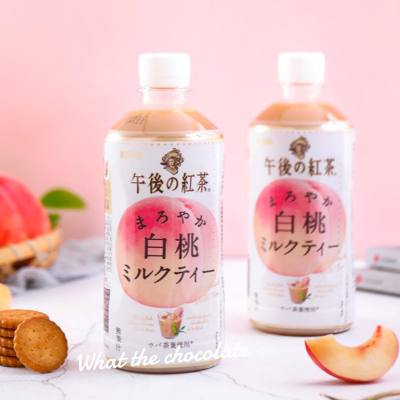 KIRIN White Peach Milk tea ชานมพีชคิริน