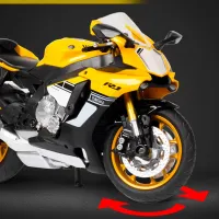 (ร้อน) 2022 Diecast 112ของเล่น YAMAHA YZF-R1รถจักรยานยนต์รุ่นสำหรับเด็กรุ่น Miniature โลหะรถเด็ก Brithday ของขวัญ