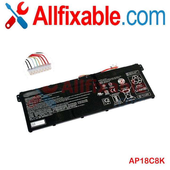 Batteria AP18C8K 3INP5/82/70 Per Acer Swift 3 SF314-42, Aspire 5 A515-54G, Chromebook 314 E TravelMate | 11,52V 50,29Wh
