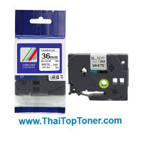 เทปพิมพ์อักษร Brother TZE 261 36mm ดำพื้นขาว