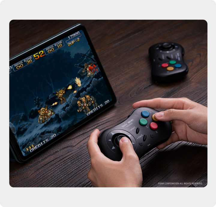 จอยเกมไร้สายบลูทูธ8bitdo-neogeo-ของแท้สำหรับ-windows-10-11แอนดรอยด์และนีโอโกมินิ