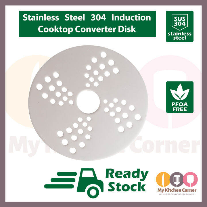 Stainless Steel 304 Thermal Guide Induction Cooktop Converter Disk