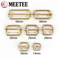 30Pcs 13-50mm Metal Slides Adjuster Belt Buckles Tri-glides Wire-formed Roller Pin Buckles Strap Slider Bag Hardware Accessories