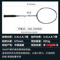 Original⭐️⭐️⭐️⭐️⭐️ Badminton single-shot full carbon ultra-light and rebound-resistant ball-handling training racket for adults