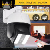 BAIMU Solar Light Motion Sensor Security Dummy กล้อง ไร้สายกลางแจ้งน้ำท่วม IP65 โคมไฟกันน้ำ 3 โหมดสำหรับ Home Garden