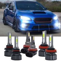 ไฟสปอตไลท์ Led 6000K พร้อมไฟตัดหมอก สําหรับ Subaru WRX 2015-2020 6 ชิ้น Accessories