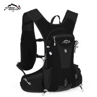 Waterproof Cycling Backpack 12L Ventilated Cycling Climbing Travel Running Portable Backpack Outdoor Sports Water Bags