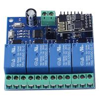 DC 12V ESP8266 ESP-01 4-Channel Relay Module WiFi Module for IoT Smart Home APP Controller WiFi Relay