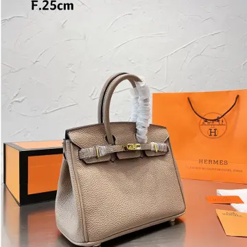 Hermes Birkin Bag 25cm Gris Tourterelle Togo Gold Hardware