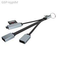 Hjghfhf USB ฮับ Type-C เพื่อการ์ดฮับอะแดปเตอร์สำหรับตัวอ่านสำหรับแปลงข้อมูล