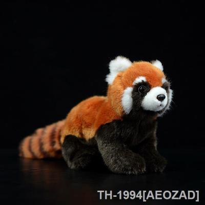 ﹊✷∏ AEOZAD Novo 1pc 23cm brinquedo realista panda vermelho urso gato lifelike macio brinquedos de pelúcia menor boneca para crianças presentes